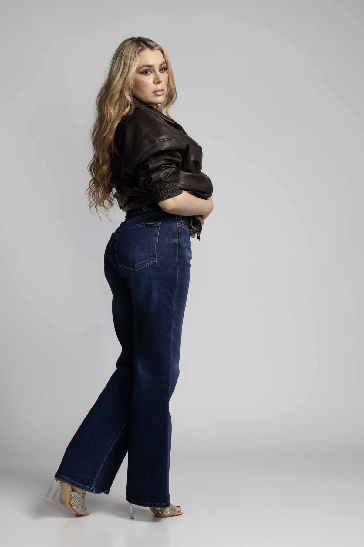 Jean Marine Azul Oscuro con Faja ES-2100
