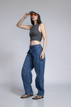 Jean Baggy Fit – Azul Índigo