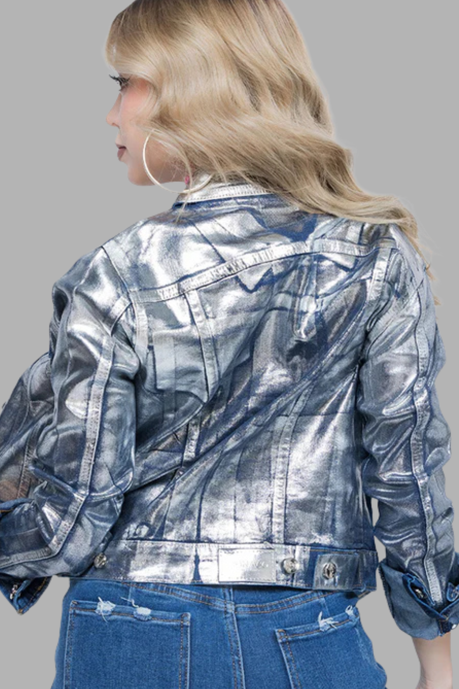 CHAMARRA TRUKER SKY FOIL - FASHION