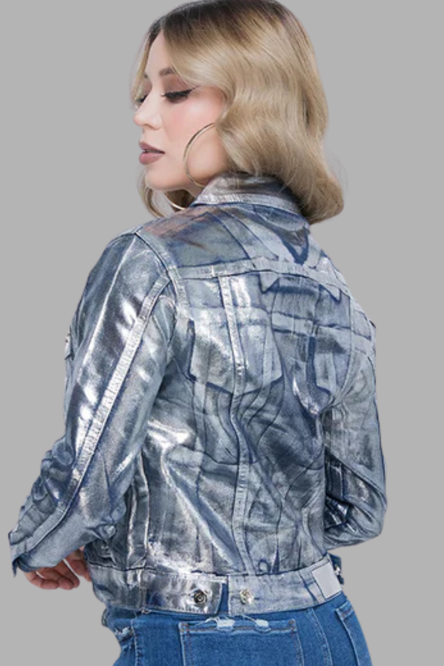 CHAMARRA TRUKER SKY FOIL - FASHION