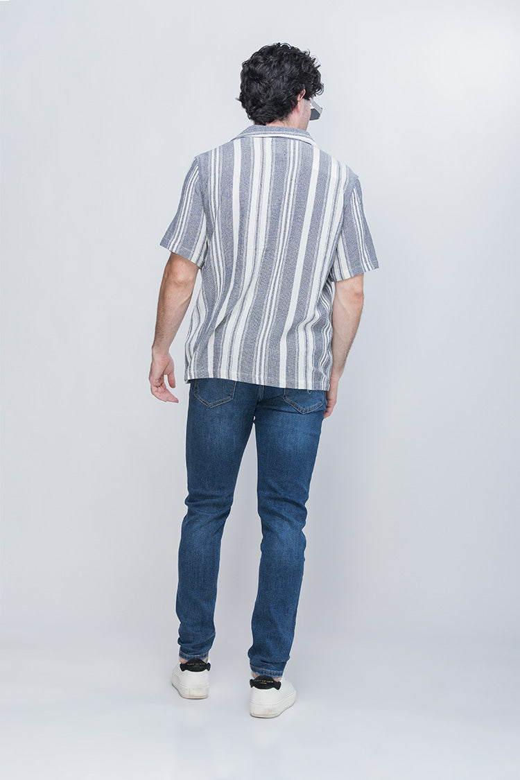 Jeans Slim Fit Desgastados - Denim Classic