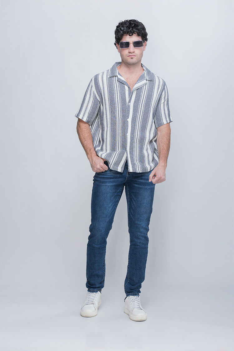 Jeans Slim Fit Desgastados - Denim Classic