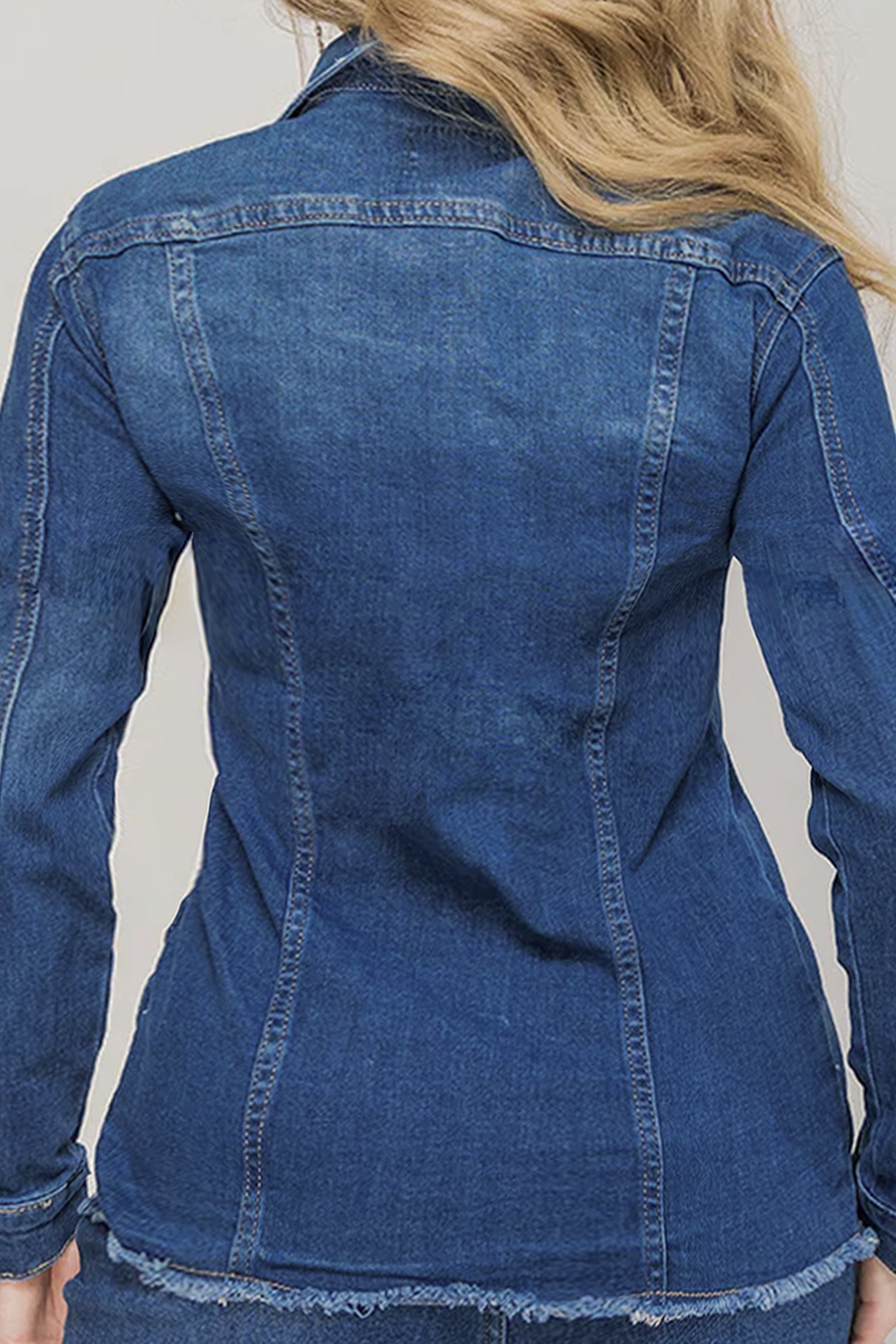 CHAQUETA DENIM AZUL OCEAN - BASICS