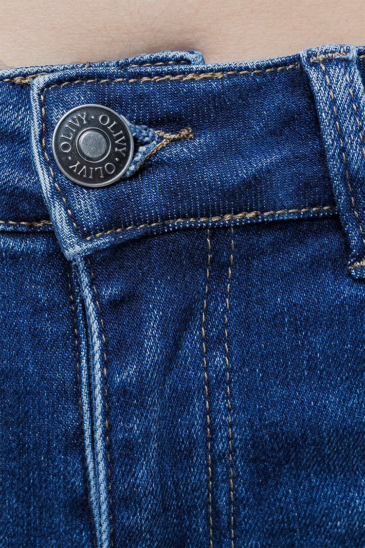 Jeans Cargo Multibolsillo con Deslavado en Mezclilla - Moda y Estilo