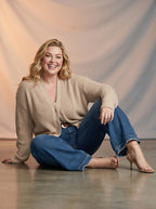Jean Wide Leg con Cinturón – Azul Medio