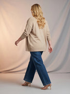 Jean Wide Leg con Cinturón – Azul Medio