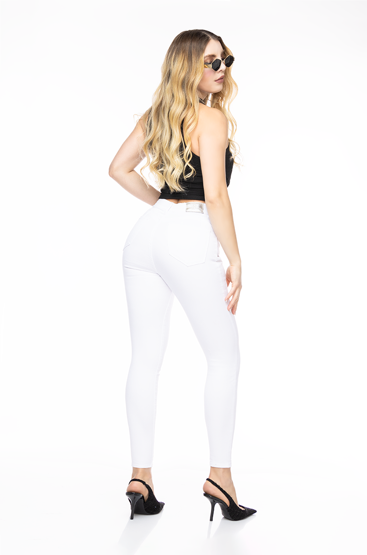 Jeans Skinny de Cintura Alta – Elegancia y Sofisticación