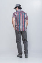 Pantalón Slim Gabardina Gris Oxford - Estilo Casual