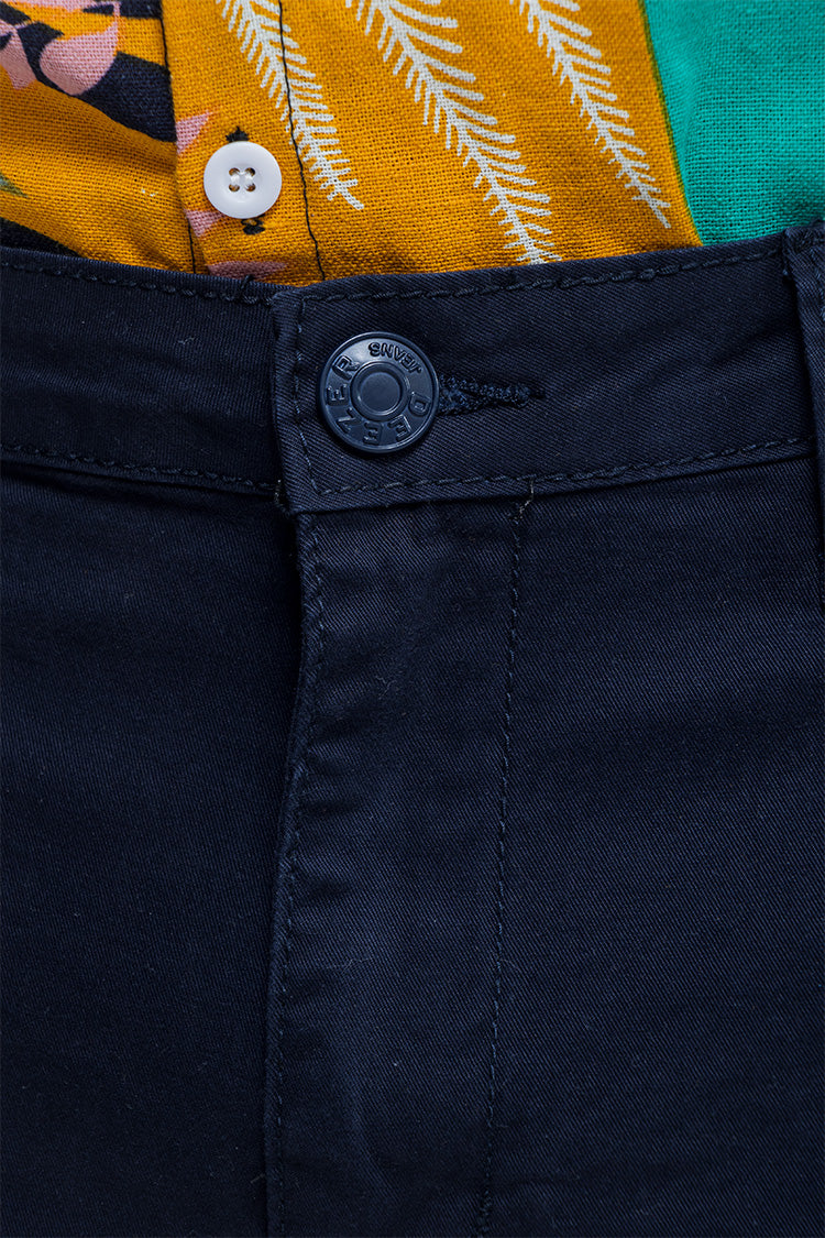 Pantalón Slim Gabardina Azul Marino - Sofisticación Casual