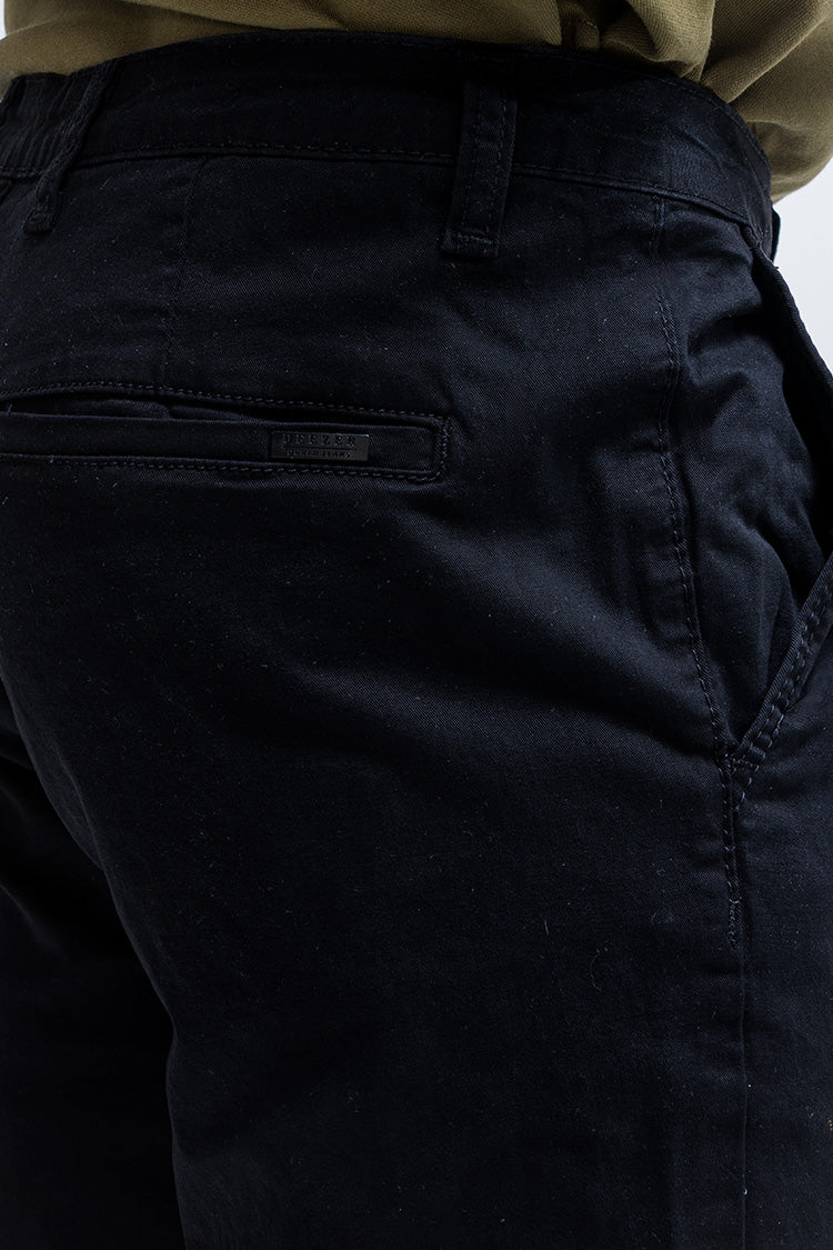 Pantalón Slim Gabardina Negro - Estilo Urbano y Versátil