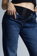Jean Marine con Faja – Azul Oscuro