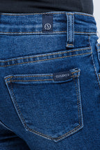 Jeans Skinny Fit Azul Marino Liso - Girls