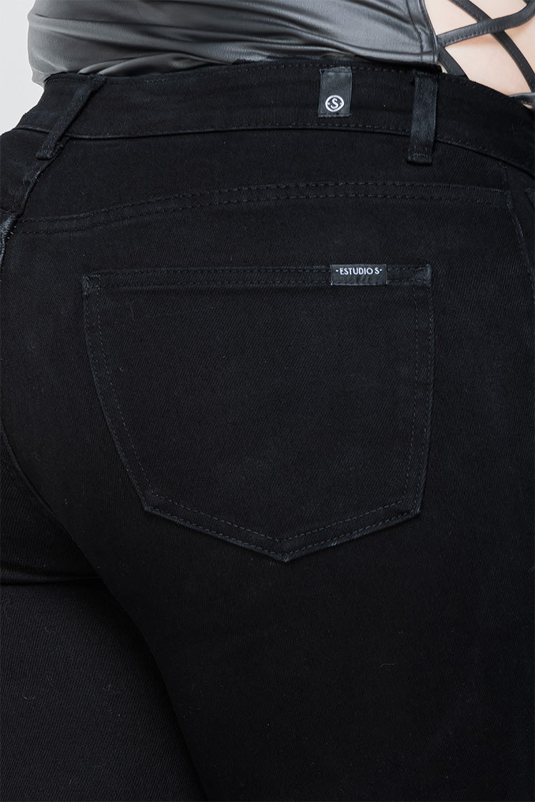 Jeans Skinny Curvy Negro - Moda Chic