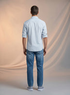 Jeans Loose Straiight para caballero azul medio
