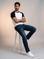 Jeans Slim Azul marino para Caballero