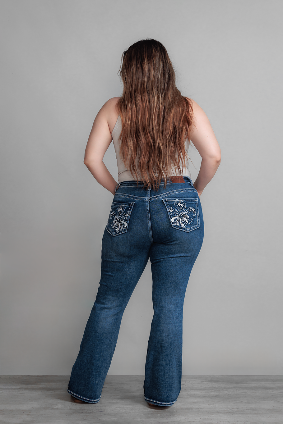 JEANS BOOTCUT MARINO CURVY - ESSENTIAL
