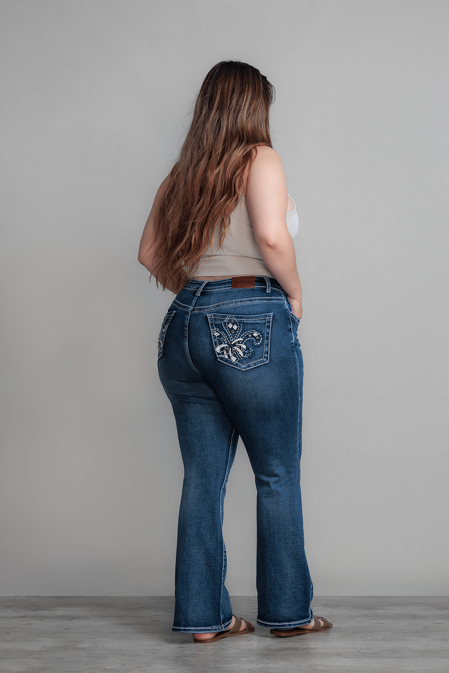 JEANS BOOTCUT MARINO CURVY - ESSENTIAL