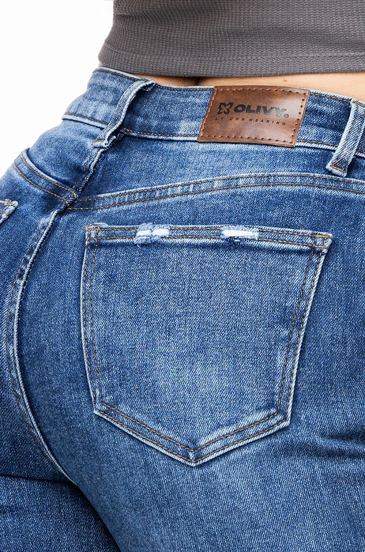 Jeans Straight Marine Clásico Chap - Cowgirl