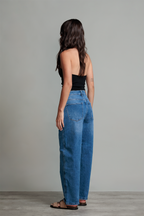 JEAN BARREL TIRO MEDIO - BASICS