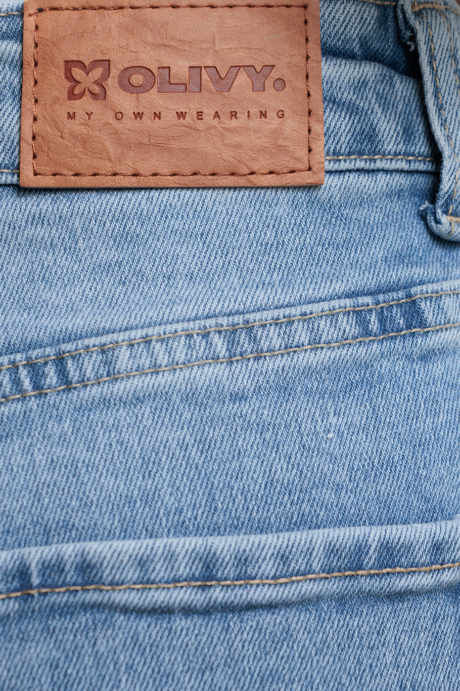 JEANS BARREL AZUL CLARO - BASICS