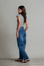 JEANS BARREL MID WAIST - BASICS