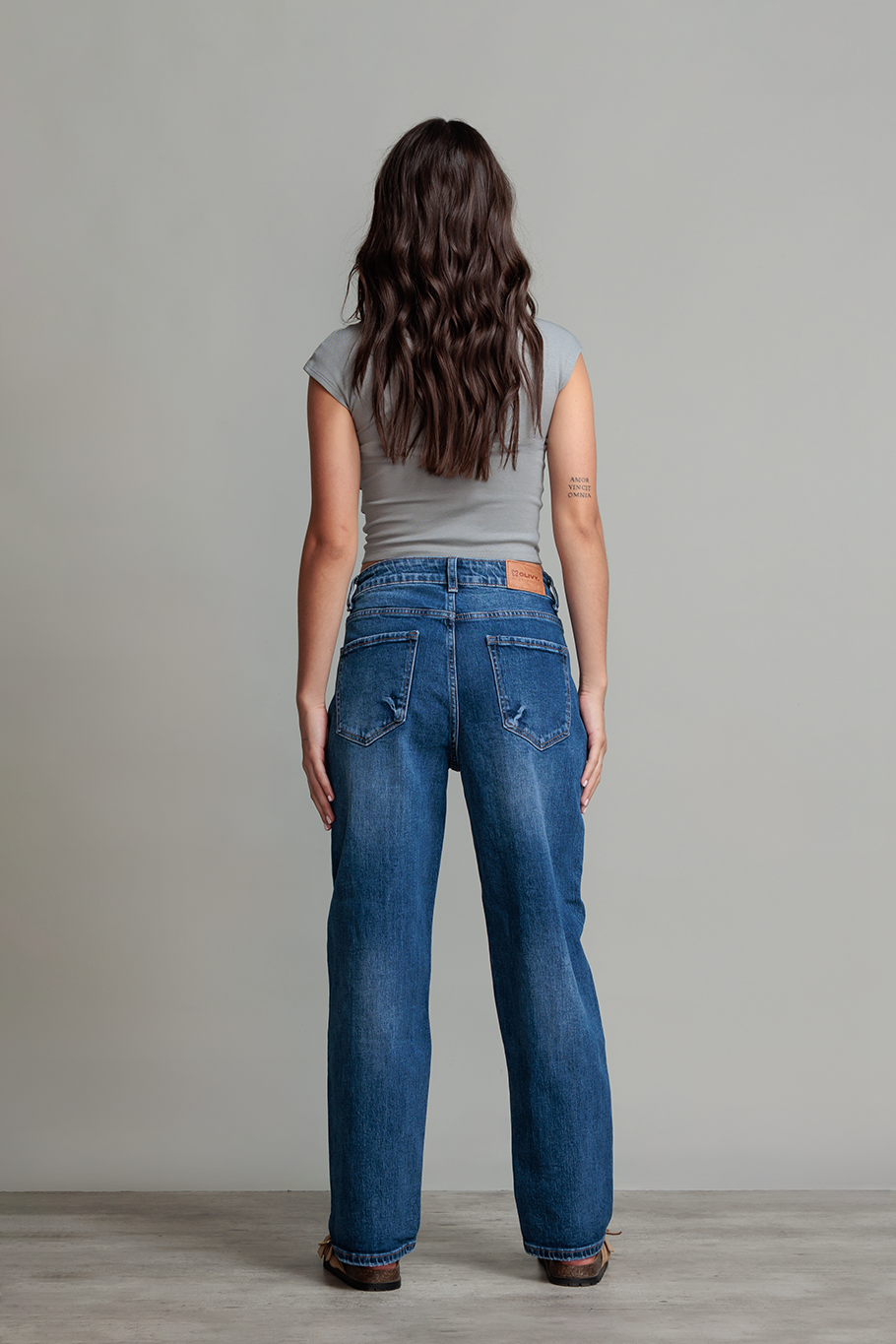 JEANS BARREL MID WAIST - BASICS