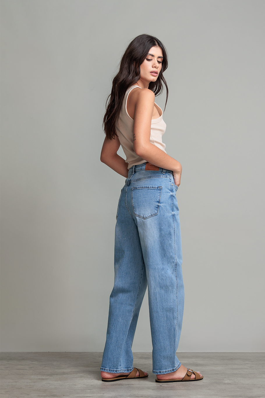 JEANS BARREL ICE - BASICS