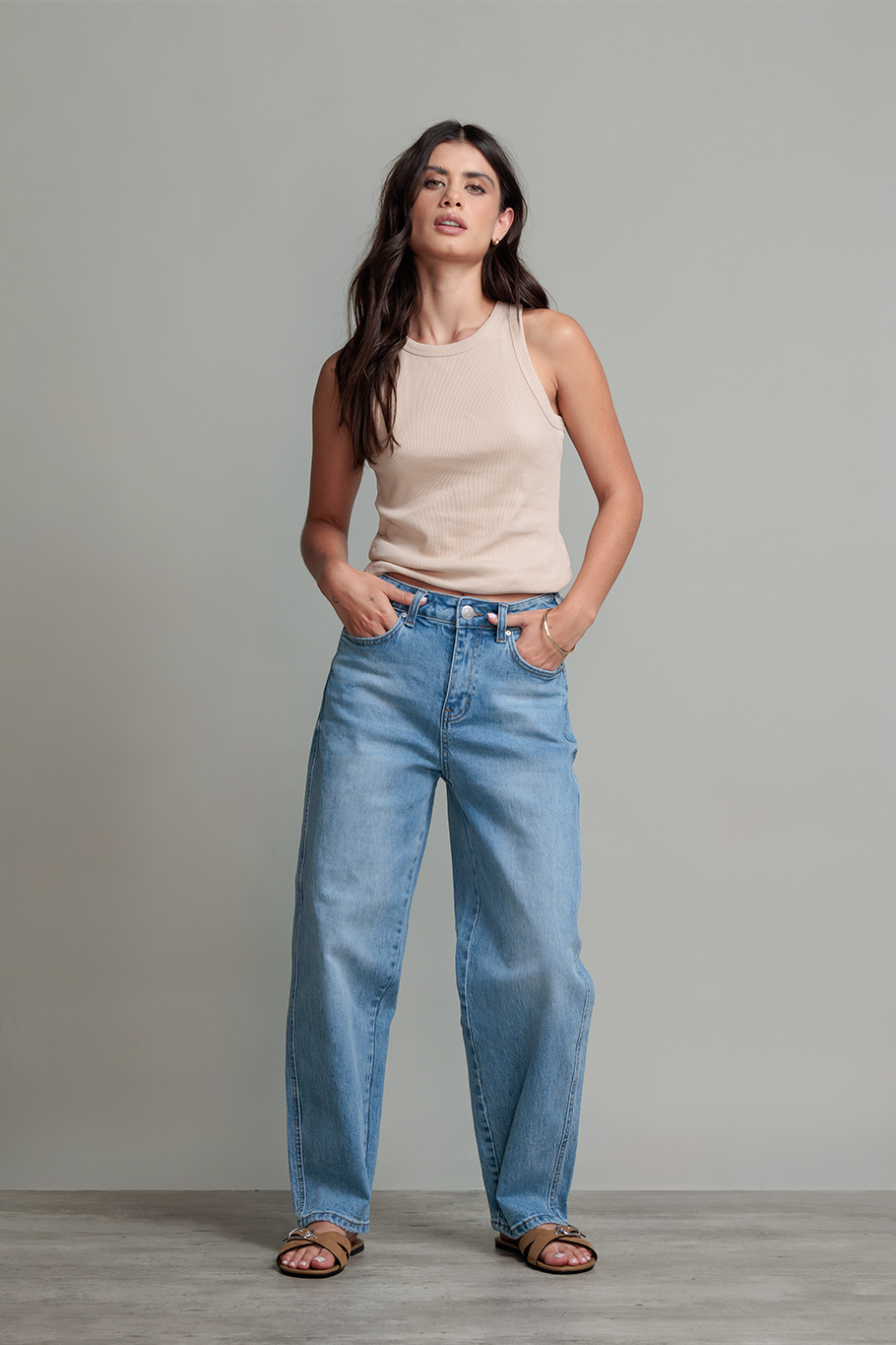 JEANS BARREL ICE - BASICS