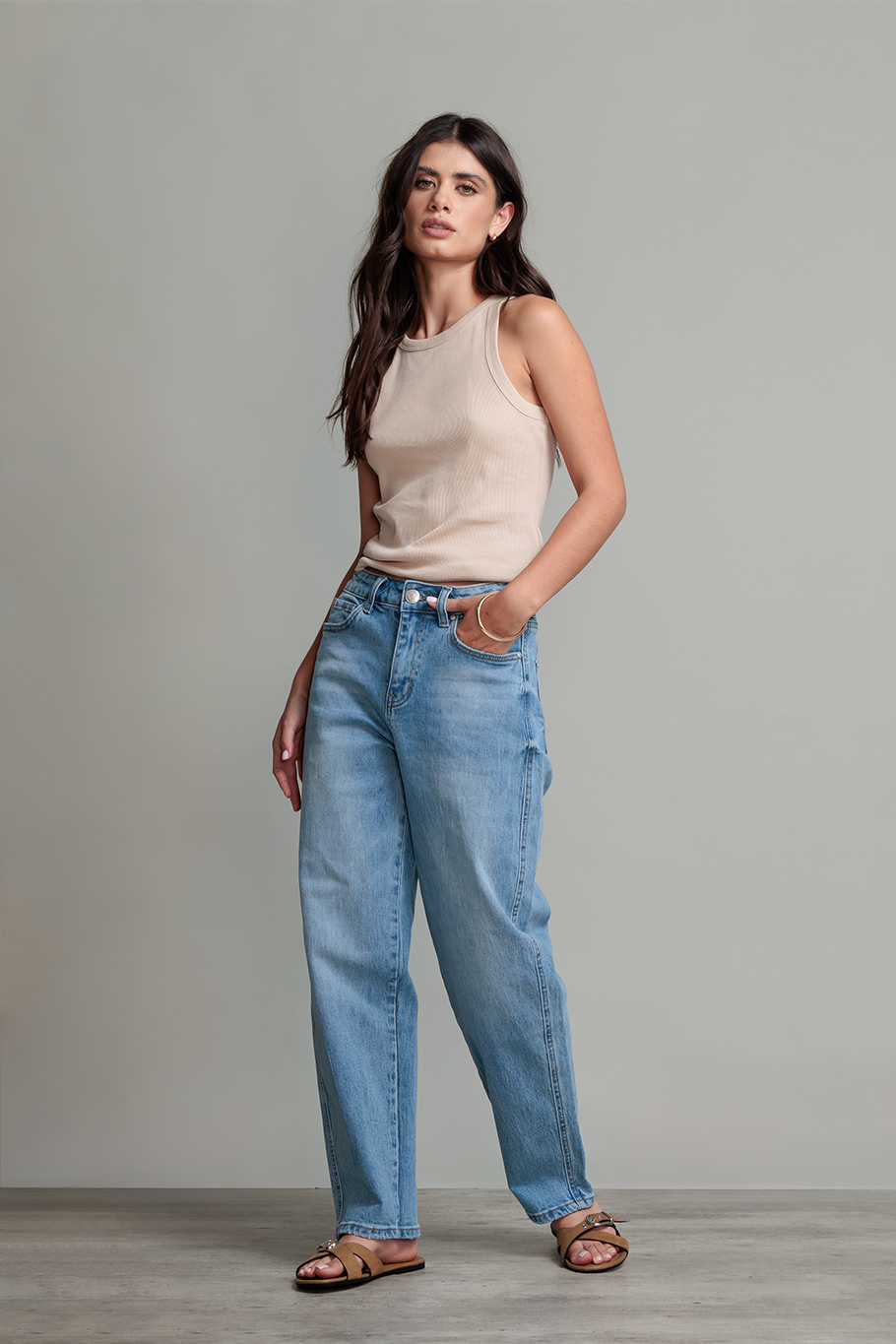 JEANS BARREL ICE - BASICS