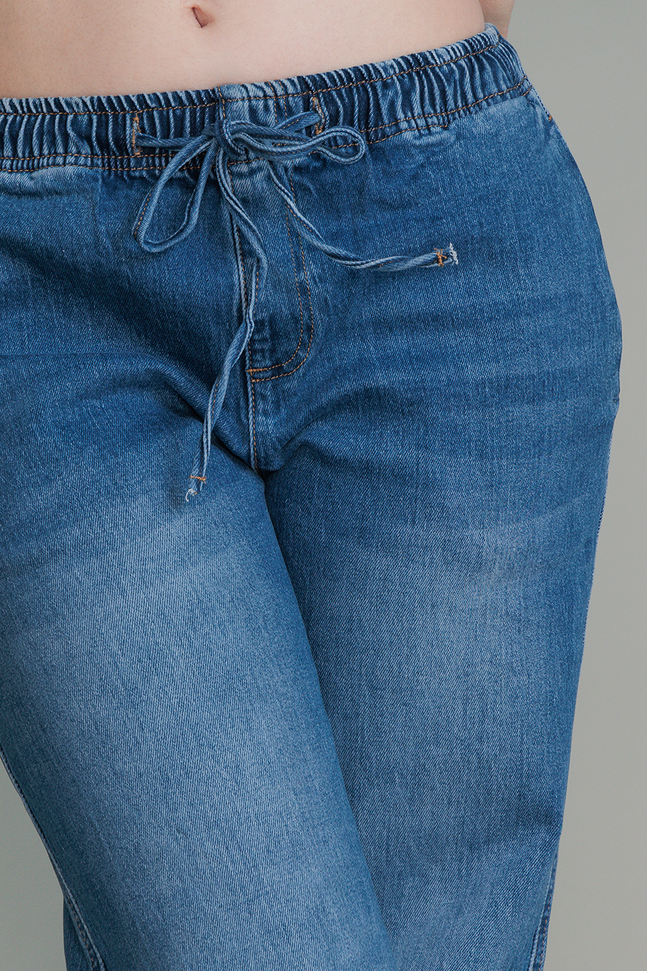 JOGGER DENIM MEDIUM WIDE LEG - ESSENTIAL