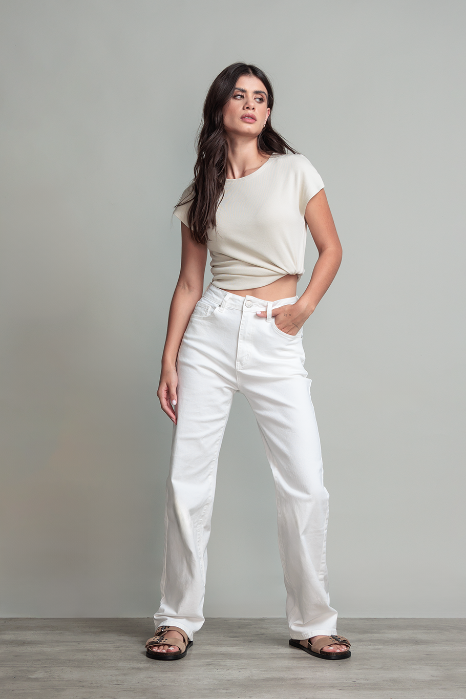 STRAIGHT FIT BLANCO - BASICS