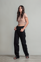 STRAIGHT FIT NEGRO - BASICS