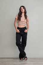 STRAIGHT FIT NEGRO - BASICS