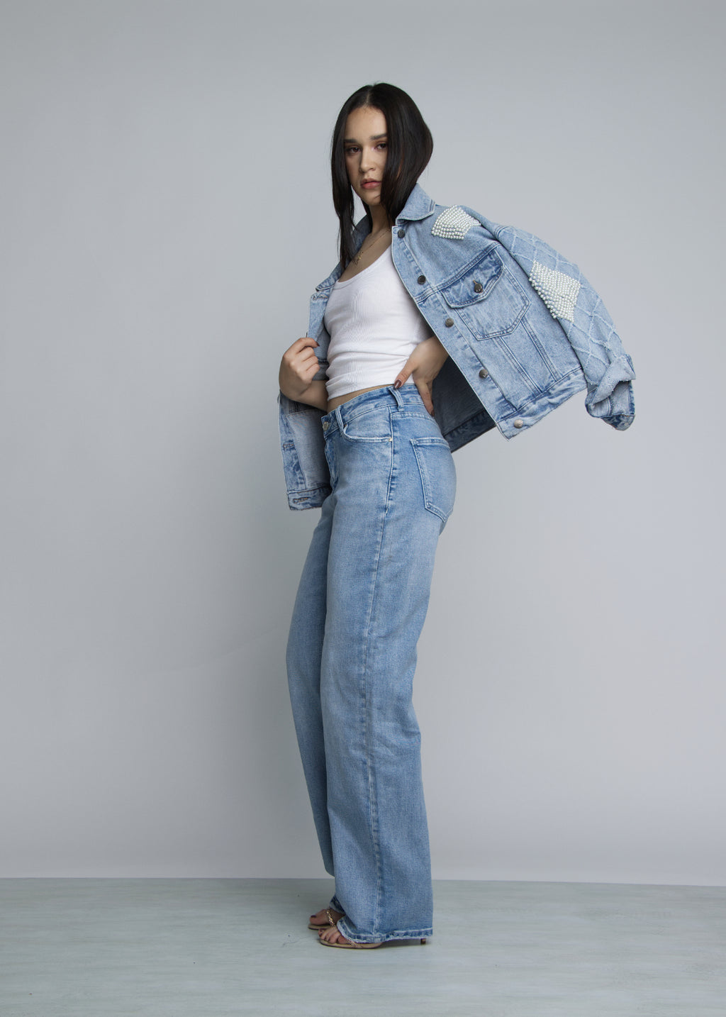 JEAN STRAIGHT LEG - AZUL ICE