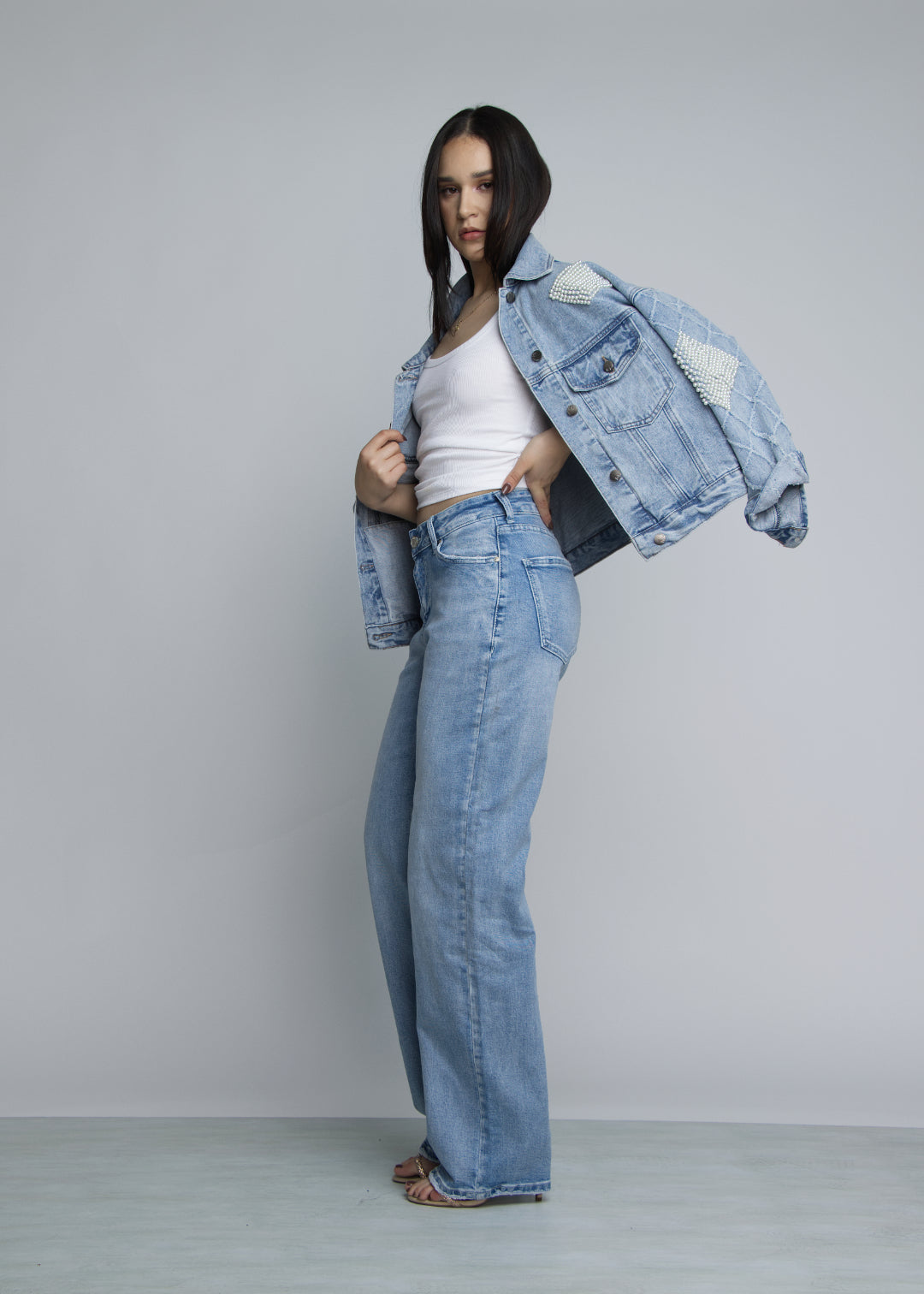 JEAN STRAIGHT LEG - AZUL ICE