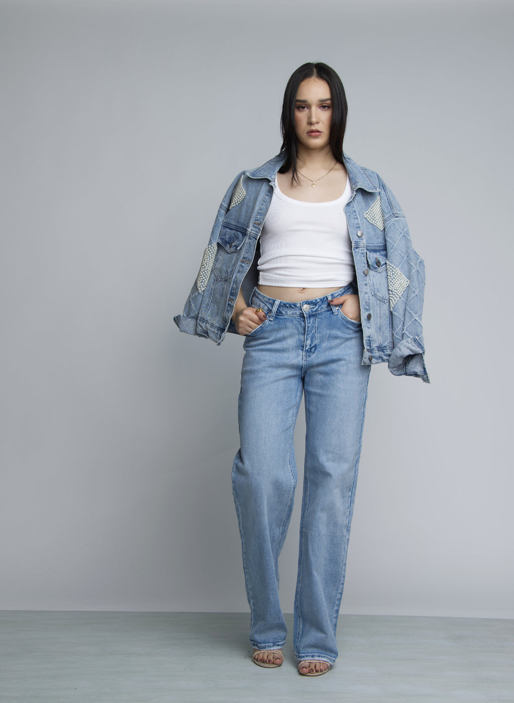 JEAN STRAIGHT LEG - AZUL ICE