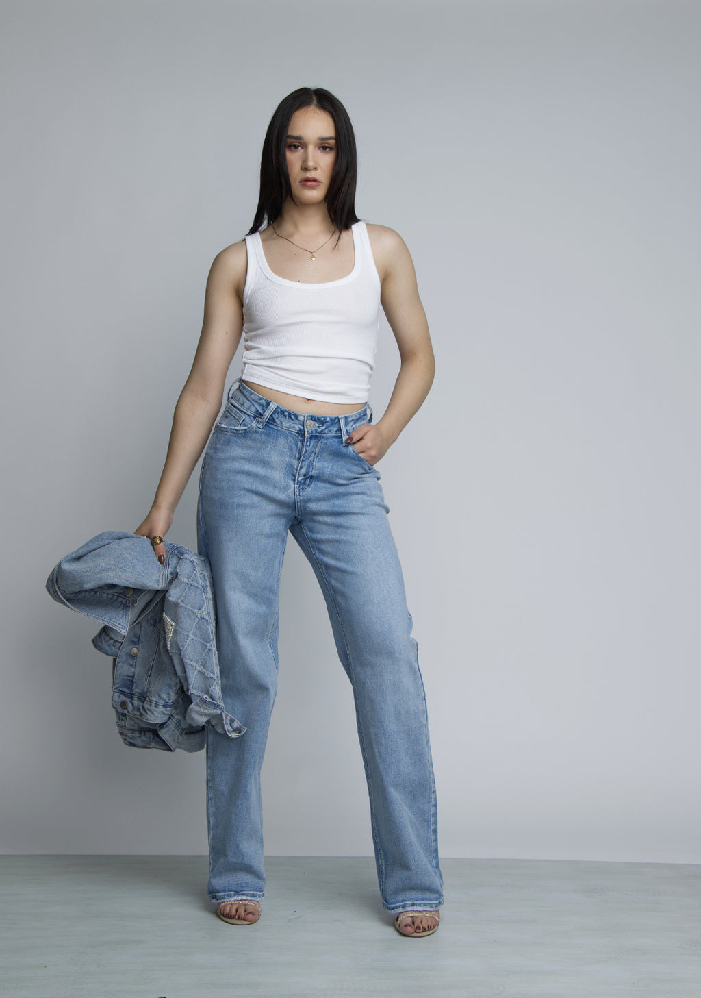 JEAN STRAIGHT LEG - AZUL ICE