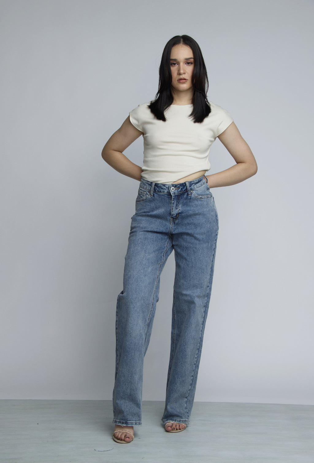 JEAN STRAIGHT LEG - AZUL STONE