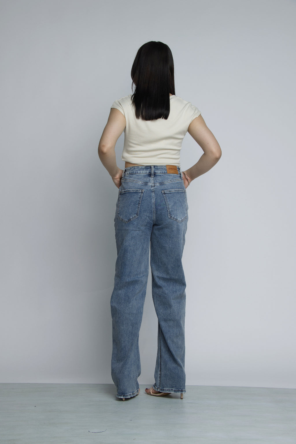 JEAN STRAIGHT LEG - AZUL STONE