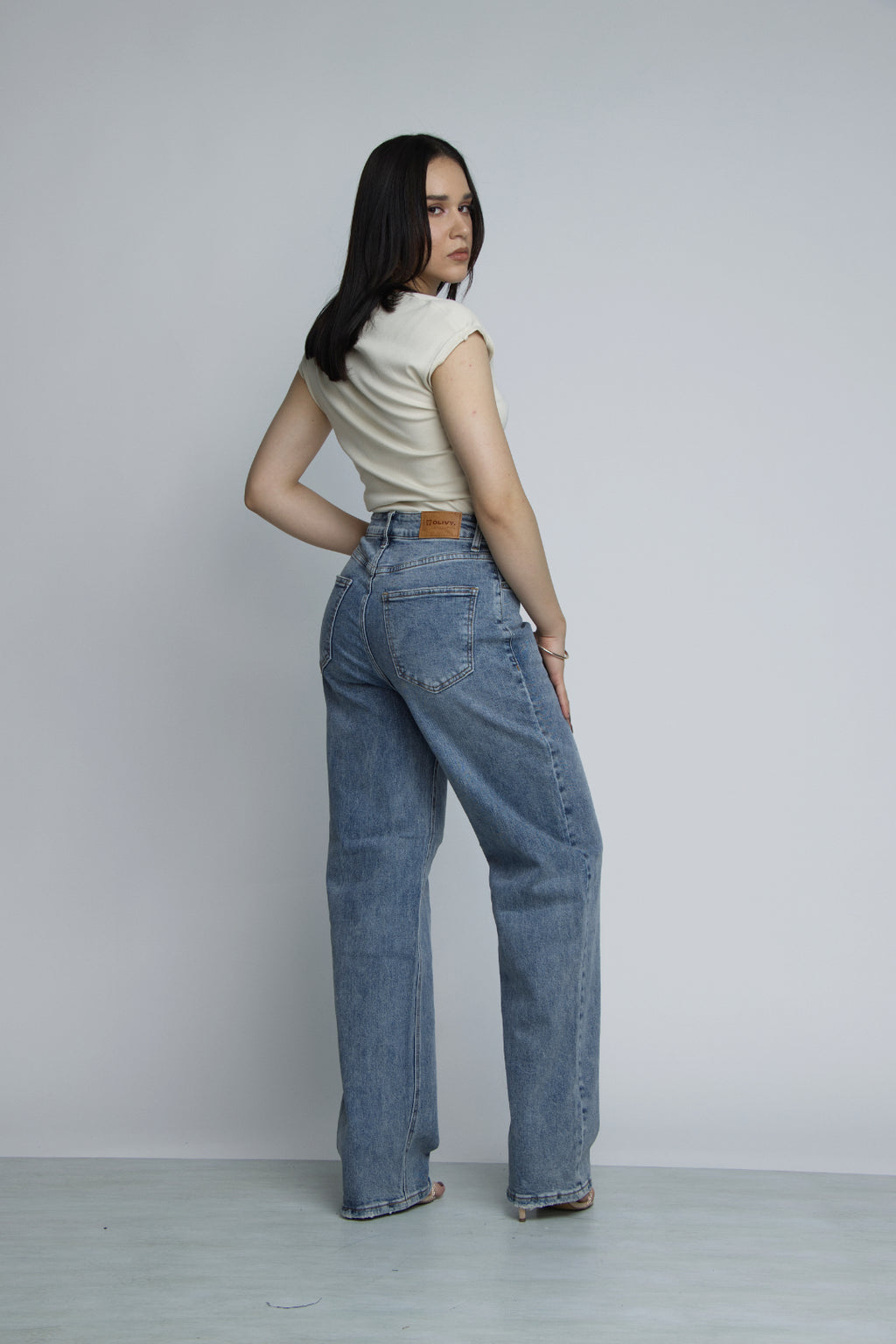 JEAN STRAIGHT LEG - AZUL STONE