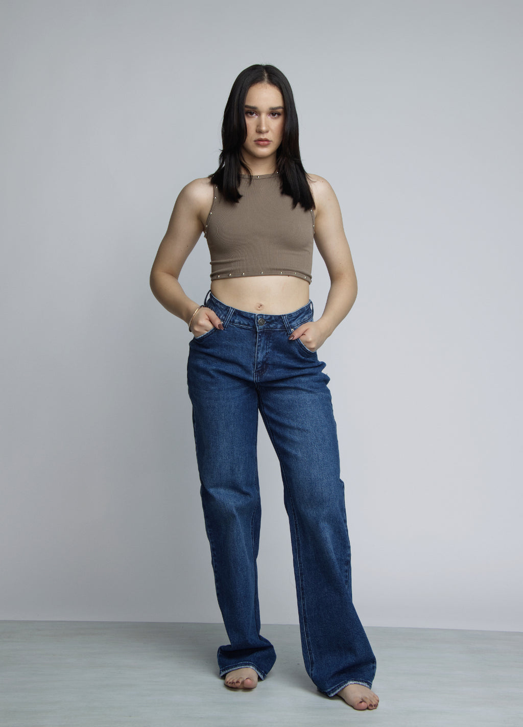 JEAN STRAIGHT LEG - AZUL ÍNDIGO