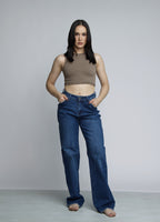 JEAN STRAIGHT LEG - AZUL ÍNDIGO