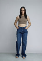 JEAN STRAIGHT LEG - AZUL ÍNDIGO