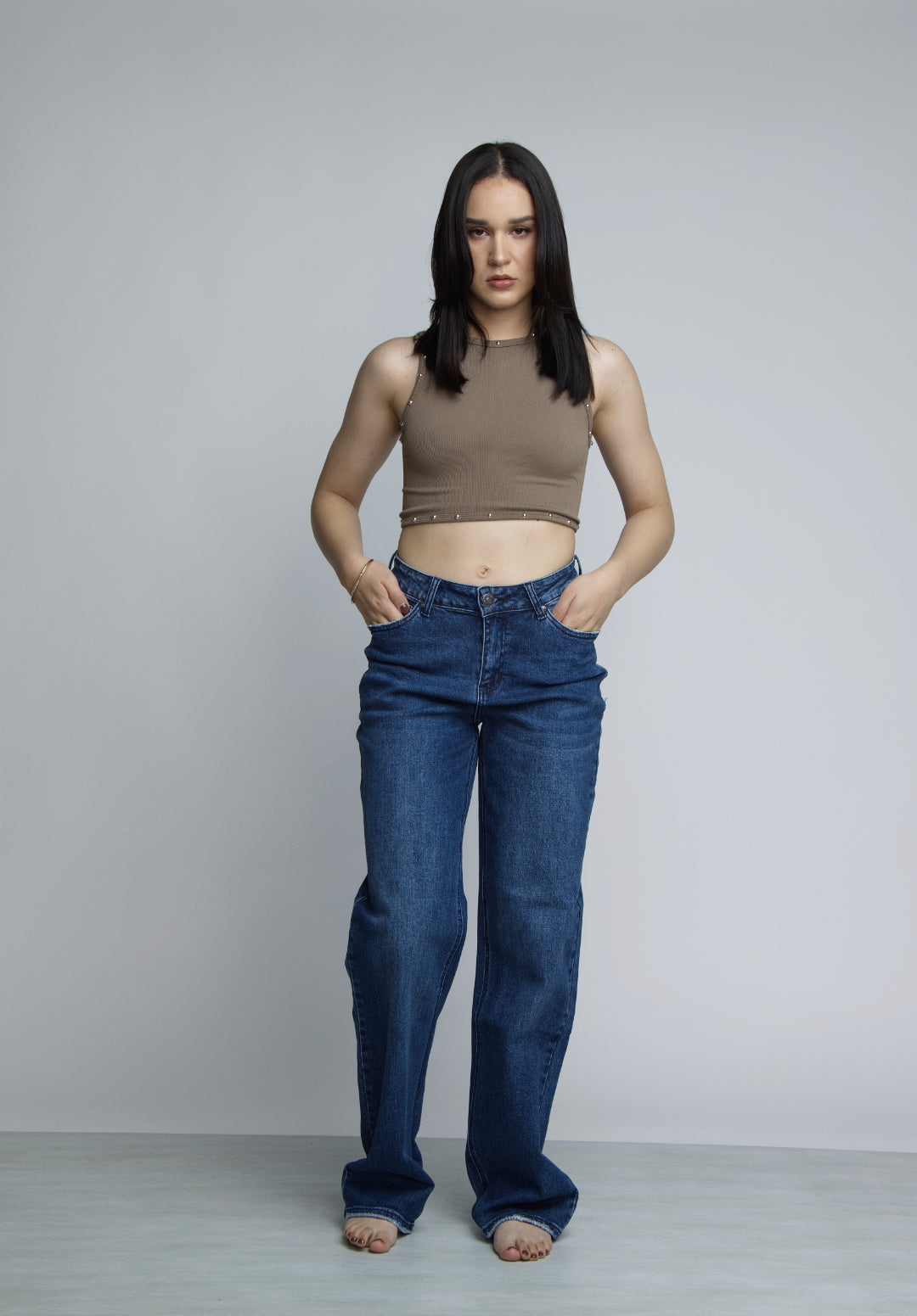 JEAN STRAIGHT LEG - AZUL ÍNDIGO