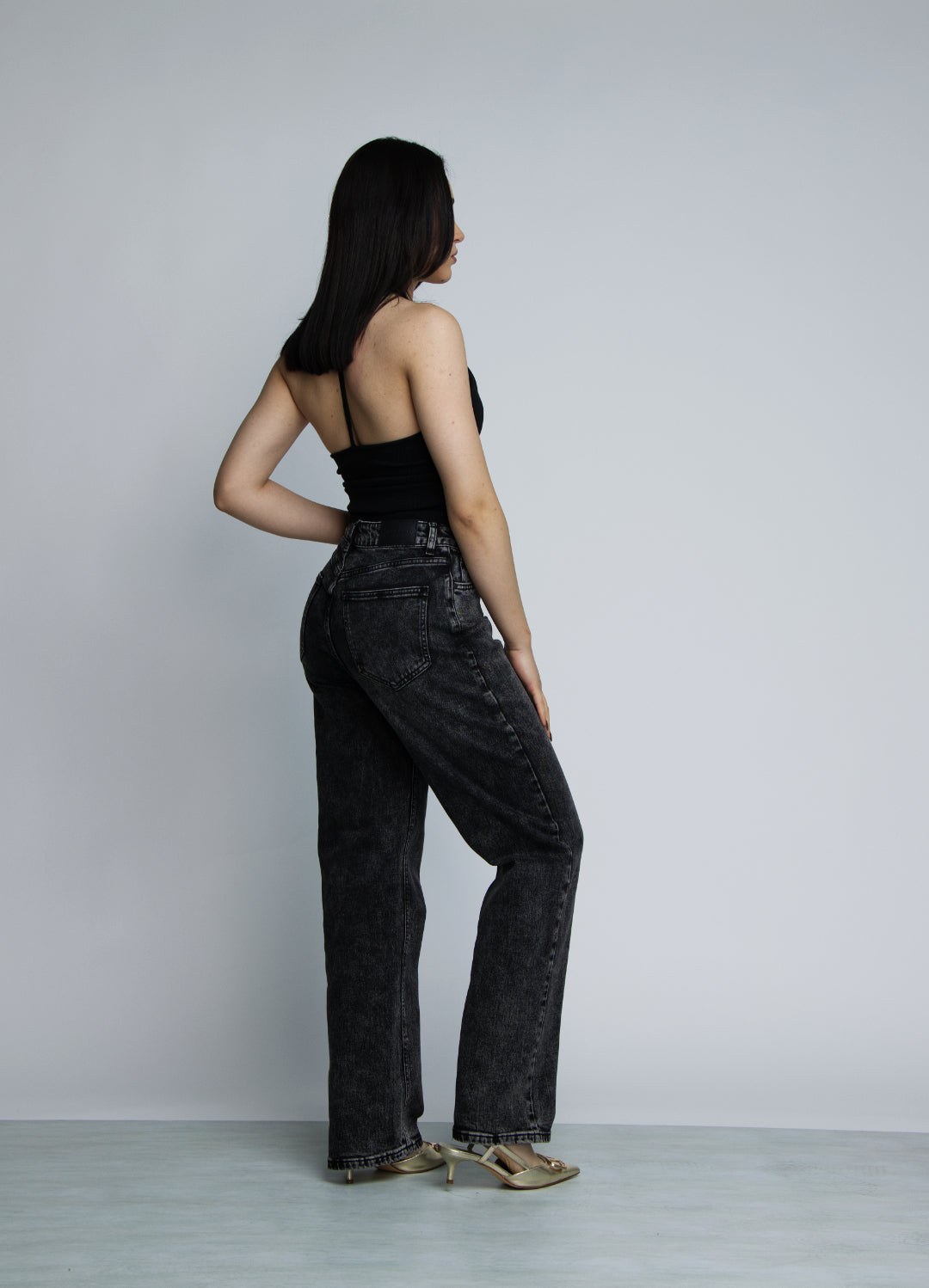 JEAN STRAIGHT LEG - GRIS