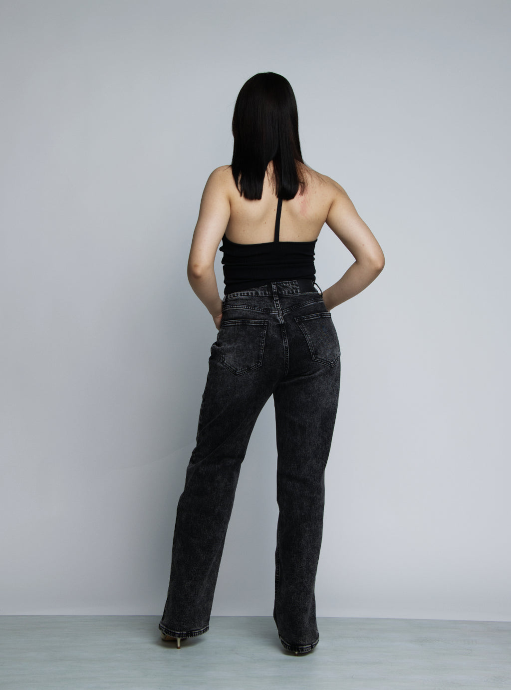 JEAN STRAIGHT LEG - GRIS