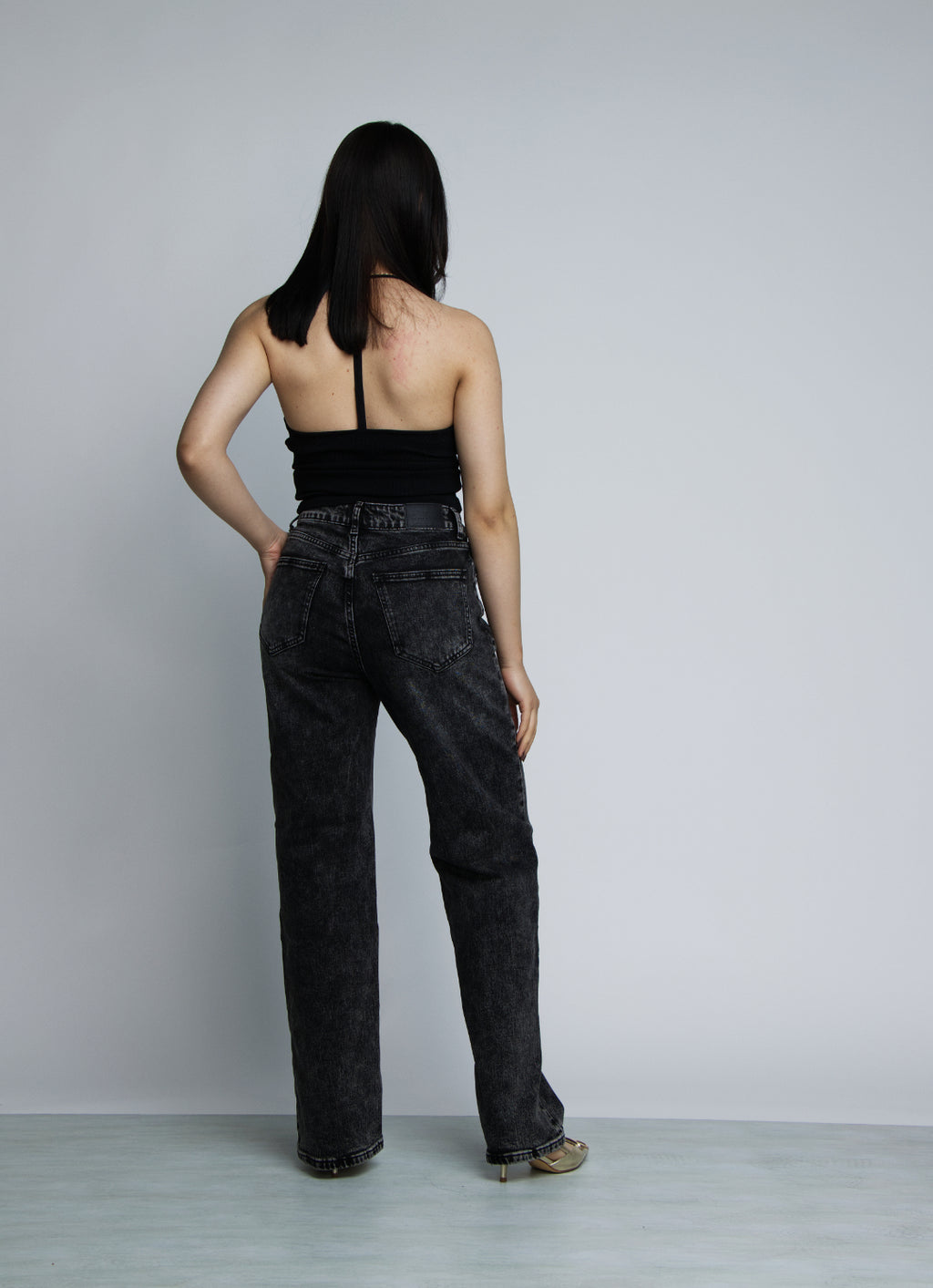 JEAN STRAIGHT LEG - GRIS