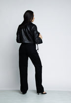 JEAN STRAIGHT LEG - NEGRO