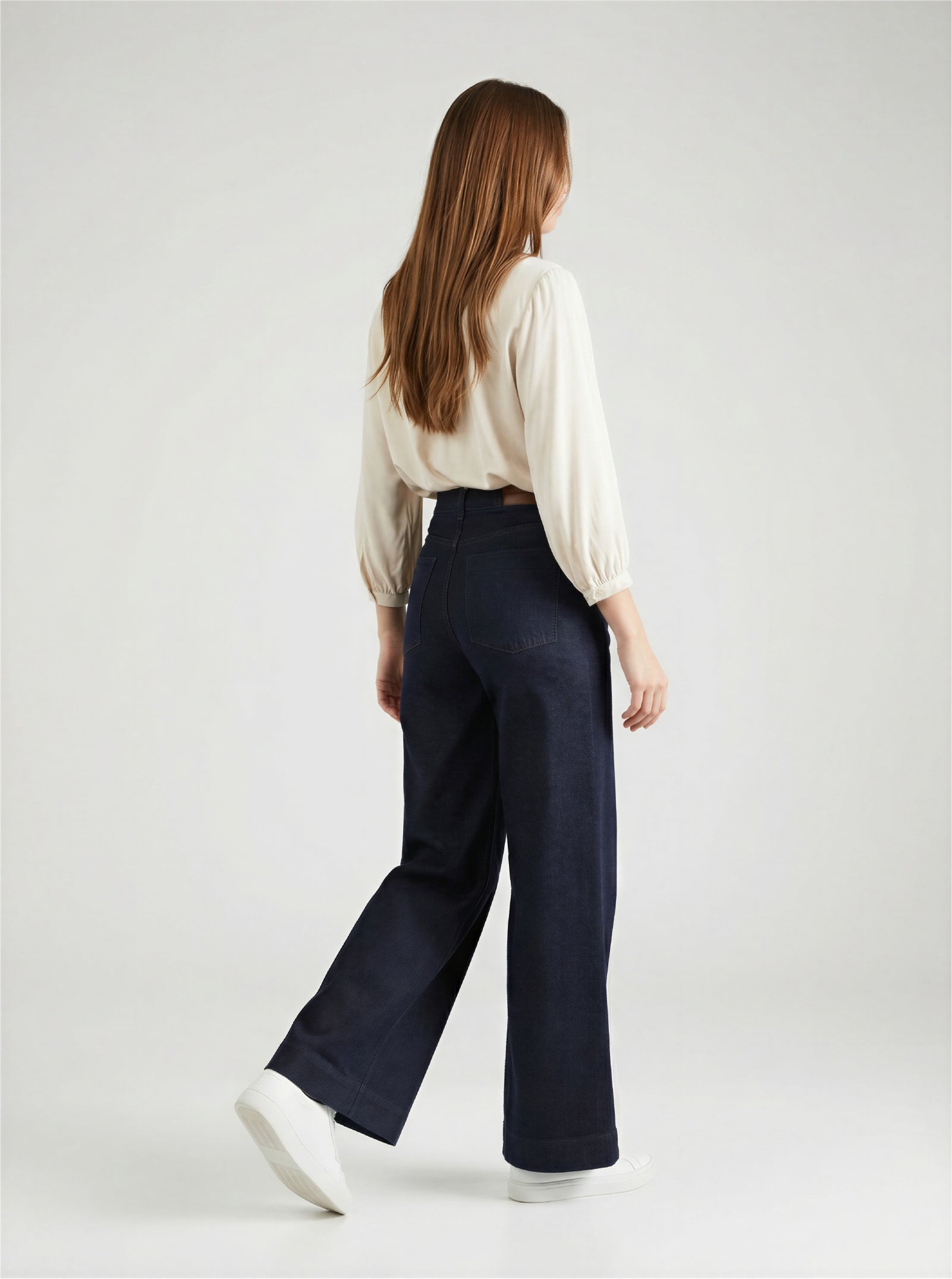 JEAN WIDE LEG - DARK BLUE