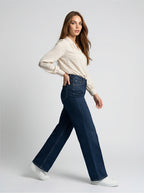 JEAN WIDE LEG - AZUL MARINO